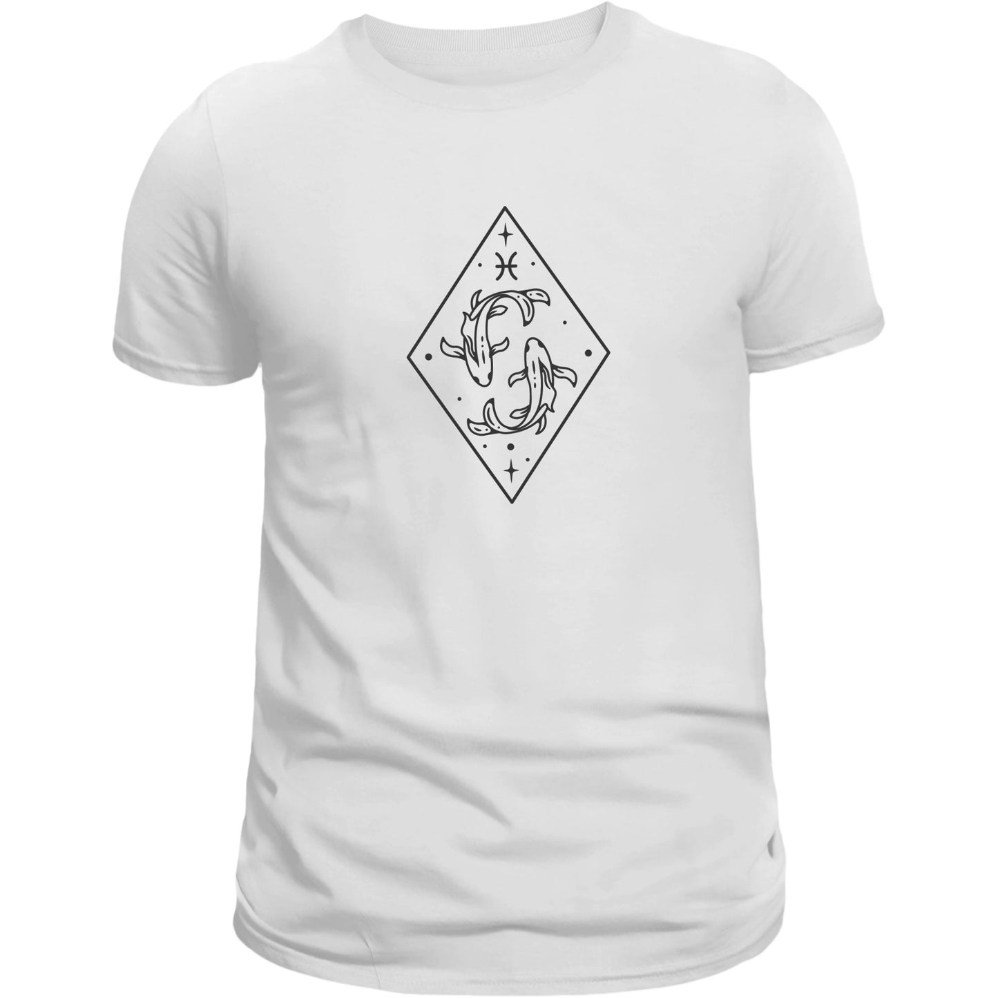 Pisces Zodiac Art | Instant Downloads in Black & White | PNG, JPG, SVG, eps, dxf | Digital Download