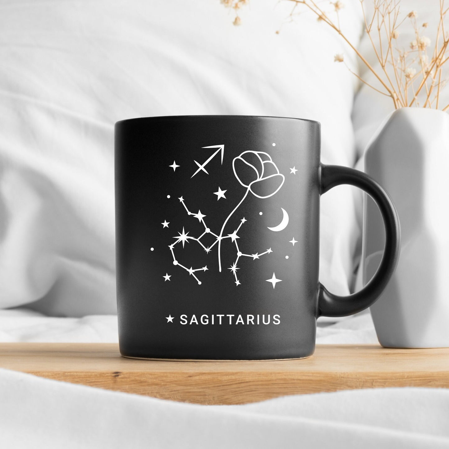 Sagittarius Zodiac Star Sign | Instant Downloads in Black & White | PNG, JPG, SVG, eps, dxf | Digital Download