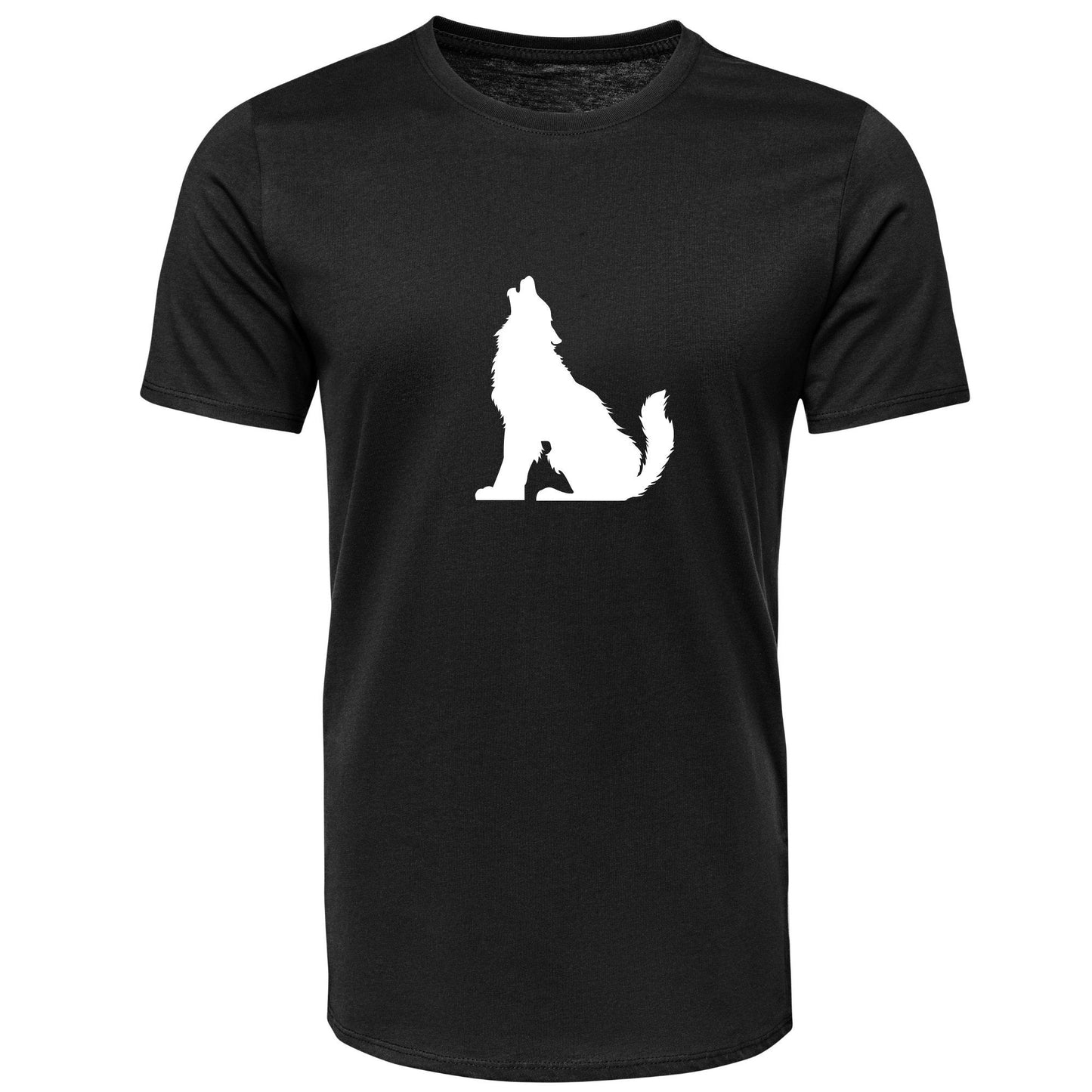 Howling Wolf | Wild Animal Graphic Art | Black and White Instant Digital Download | PNG, JPG, SVG, eps, dxf