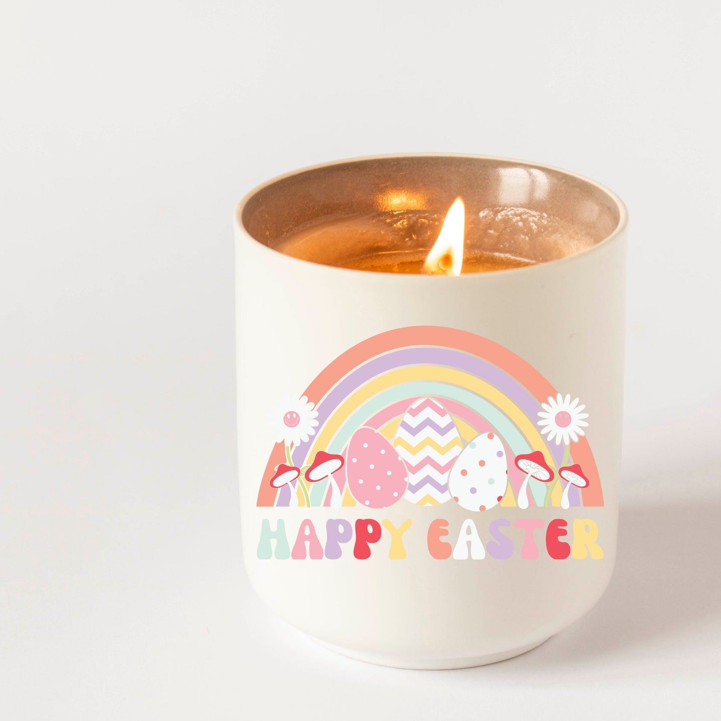 Happy Easter | Spring Rainbow Graphic Art | Instant Digital Download | PNG, JPG, SVG, eps, dxf