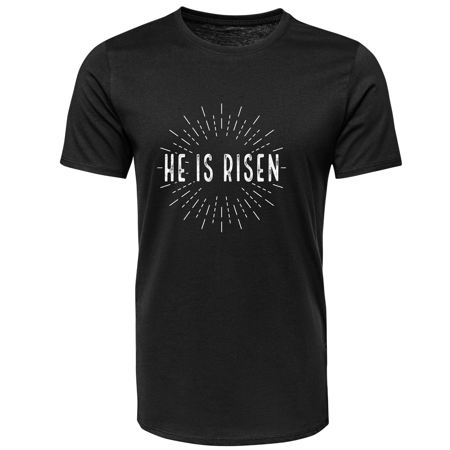 He is Risen | Jesus Christ Easter Morning Graphic Art | Black and White Instant Digital Download | PNG, JPG, SVG, eps, dxf